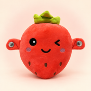 Strawberry Beat Buddy musical touch plush toy