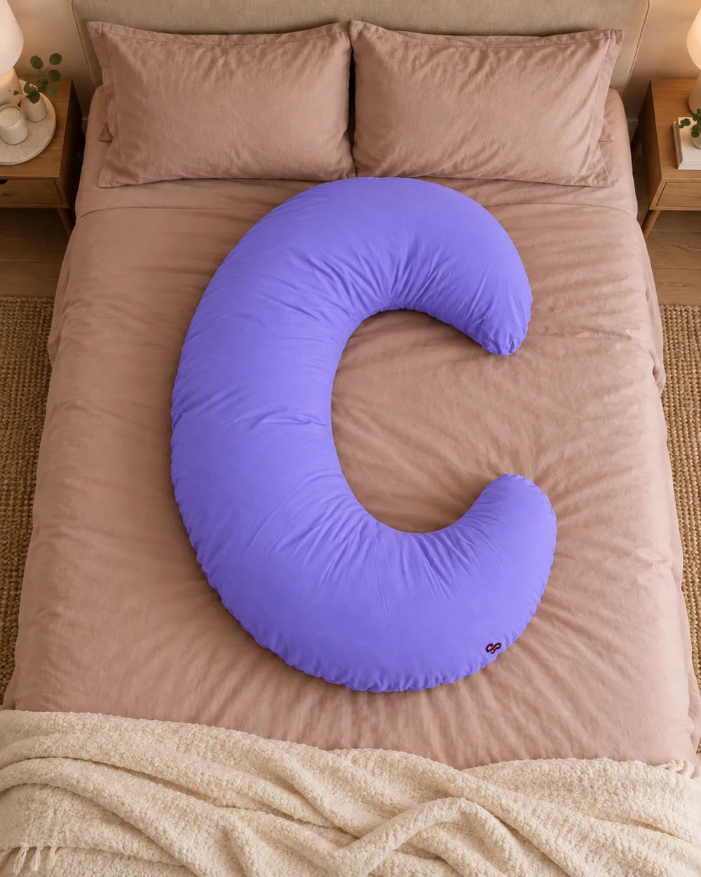 Lavender extra cover fitted on The Sunday Hug
